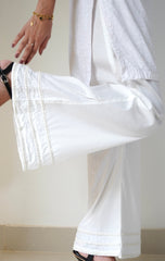 Deck Up Pearl Bell Bottoms - White