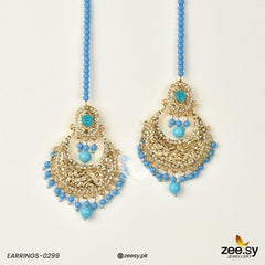 EARRINGS-0299 Feroza - Zeesy Jewellery
