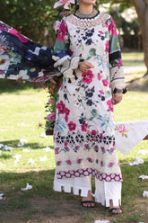 Elaf Prints Unstitched 3 Piece Printed Chikankari Lawn Suit-ECK-01-A-Lovelight