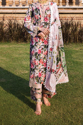 Elaf Prints Chikankari Unstitched 3 Piece Lawn Collection'2024-ECT-01-A