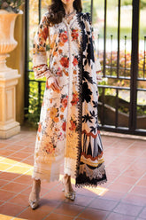 Elaf Prints Chikankari Unstitched 3 Piece Lawn Collection'2024-ECT-02-A