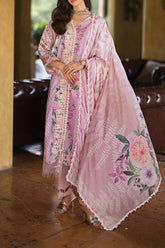 Elaf Prints Chikankari Unstitched 3 Piece Lawn Collection'2024-ECT-04-B