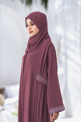 TGM Abaya Collection-Plum Dream