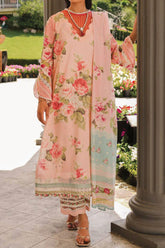 Elaf Prints Unstitched 3 Piece Printed Lawn Suit-EEP-01-B-Petal Pulse