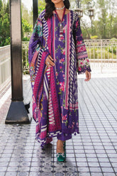 Elaf Prints Unstitched 3 Piece Printed Lawn Suit-EEP-02-B-Bloomie
