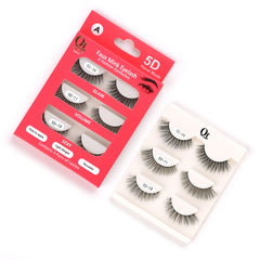 Quetee Beauty Faux Mink Eyelash-Pack of Two