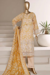 Amyrah By Sada Bahar Stitched 3 Piece Festive Emb Lawn Vol-01 Suit-EMB-4839-YELLOW