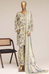 Malika By Sada Bahar Stitched 3 Piece Festive Emb Lawn Vol-04 Suit-EMB-604-PISTA