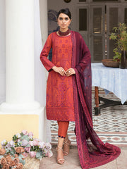 Gulaal Stitched 3 Piece Luxury Emb Pret Vol-01 Suit-Nayaab - (GL-EP23V1-15)