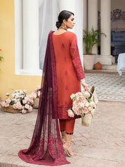 Gulaal Stitched 3 Piece Luxury Emb Pret Vol-01 Suit-Nayaab - (GL-EP23V1-15)
