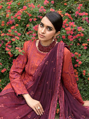 Gulaal Stitched 3 Piece Luxury Emb Pret Vol-01 Suit-Nayaab - (GL-EP23V1-15)