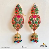 Earrings-0459 Red - Zeesy Jewellery