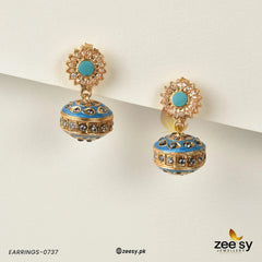 EARRINGS-0737 Feroza - Zeesy Jewellery