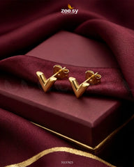 Zeesy-Elegant Vertex Minimal Earring
