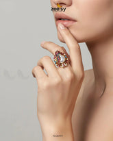 Embellished Turkish Fancy Ring - Zeesy Jewellery