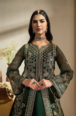 Mehar O Maah By Fabiha Fatima Unstitched 3 Piece Formals Collection'2025-Emerald