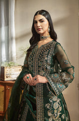 Mehar O Maah By Fabiha Fatima Unstitched 3 Piece Formals Collection'2025-Emerald