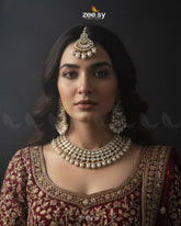 Eminet Braod Gilded Necklace Set - Zeesy Jewellery