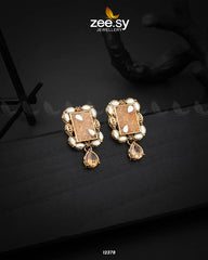 Ethereal Earrings Champagne - Zeesy Jewellery