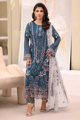 Ramsha Unstitched 3 Piece Luxury Chiffon Vol-27 Suit-F-2707