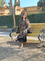BK Clothings Stitched 2 Piece Lawn Collection-Venzila