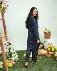 Dhaga Stitched 2 Piece Lawn Suit-Matching separate 0042