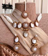 Made For Her-Pearly Luxe Choker Set - KQK1002