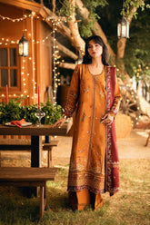 Serenity By Florent Unstitched 3 Piece Winter Collection'2025-FL-1B