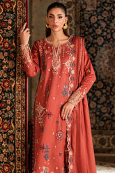 Shades of Winter By Florent Unstitched 3 Piece Marina Twill Collection'2025-FL-2A