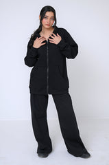 Winter Women Core By Suitsu Stitched Western Suit-Urban Zip Comfort Set