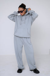 Winter Women Core By Suitsu Stitched Western Suit-Silver Soft Set