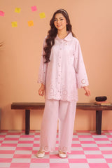Dhaga Stitched Solid 2 Piece Emb Suit-Elite