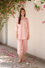 Sprinkles Stitched 2 Piece Formals Luxury Festive Women Collection'2025-Garden Grace 3D Flower - 2pcs