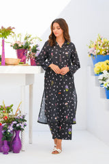 Dhaga Stitched 2 Piece Summer Suit-Matching separate 0027