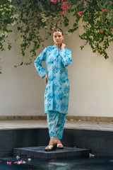 Sprinkles Stitched 2 Piece Summer Luxury Lawn Women Collection'2025-Seaside - 2-Piece Luxury Lawn Set