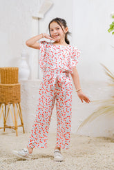 Sprinkles Stitched 2 Piece Summer Co Ord Sets Kids Collection'2025-Cherry Blossom Bliss - 2pcs