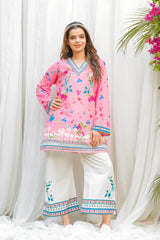 Dhaga Stitched 2 Piece Crepe Suit-Bloom