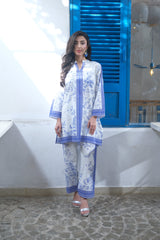 Amal Stitched 2 Piece Luxury Lawn Collection-Luna