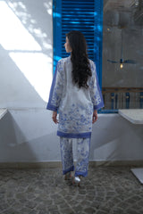 Amal Stitched 2 Piece Luxury Lawn Collection-Luna