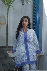 Amal Stitched 2 Piece Luxury Lawn Collection-Luna