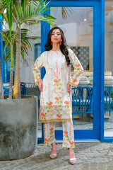 Amal Stitched 2 Piece Luxury Lawn Collection-Nyra