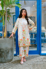 Amal Stitched 2 Piece Luxury Lawn Collection-Nyra