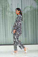 Dhaga Stitched 2 Piece Crepe Suit-Eileen