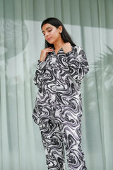Dhaga Stitched 2 Piece Crepe Suit-Eileen