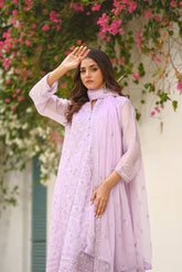 Sprinkles Stitched 3 Piece Formals Luxury Festive Women Collection'2025-Lavender Dream - 3-Piece Luxury Chiffon