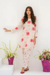 Dhaga Stitched 2 Piece Summer Suit-Matching separate 0023