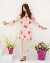 Dhaga Stitched 2 Piece Summer Suit-Matching separate 0023