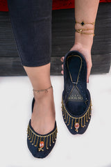 On Your Feets Emb Khussa-Faith (Black)