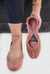 On Your Feets Emb Khussa-Faith (British Pink)