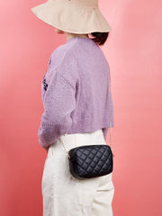 Fineur Urban Chic Crossbody Bag - Black